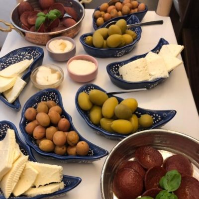 Typically Turkish breakfast dishes